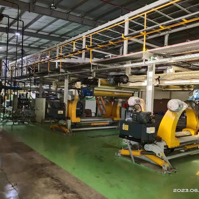Linha de produção de cartão corrugado automático de grau automático