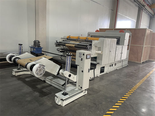 Servo-driven single roller sheet cutter Folha de papel para corte transversal em lojas de impressão