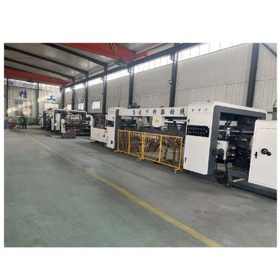 Máquina de Impressão Flexo Avançada de Caixa de Cartão Corrugada com Gluer de Carteira de Cartão Slotter