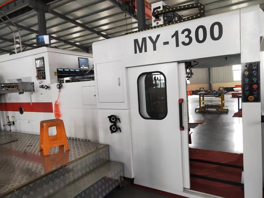 Máquina de corte por matrizes a motor elétrico para equipamento de produção de cartão ondulado