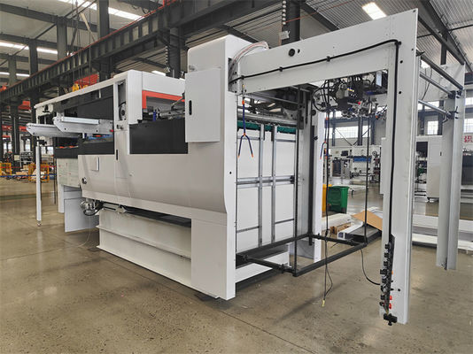 Máquina de corte a óleo de cartão corrugado profissional Altura máxima de recolha de papel 1350 mm