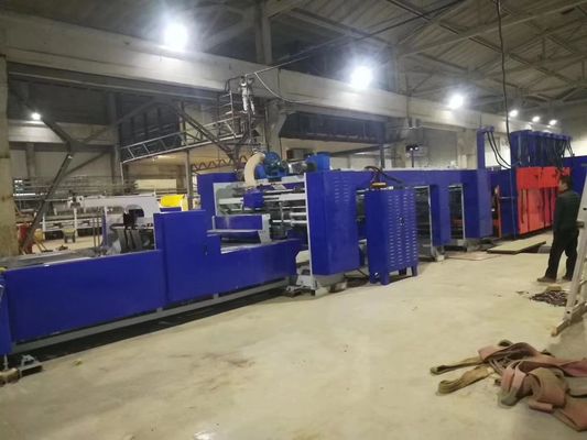2500 KG Hebei Liheng Impressora online flexopresentação totalmente automática Slotting Die Cutter com pasta online Gluer Bundler Machine