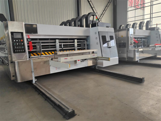 5500 KG Impressora automática de flexão Slotter Die Cutter Inline Folder Gluer Machine para caixa corrugada máquina Ffg Case Maker Machine