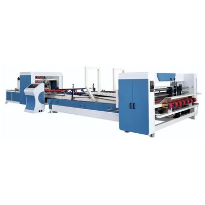 30-150 mm Distância de pregas Máquina de colagem automática de dobragem para caixas de cartão onduladas