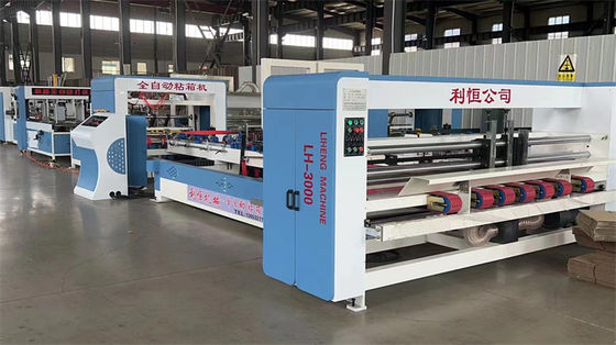 precisão Cartão de corrugado totalmente automático Pizza Box Folder Gluer para a demanda dos clientes