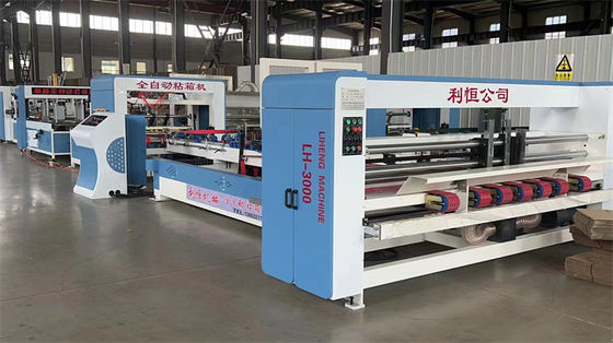 Super Automático Caixa de Cartão Folder Gluer Dobragem com Advanced Textiles máquina de colagem