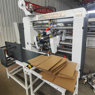 3200 KG Máquina de costura semiautomática de duas peças para fabricação de caixas onduladas