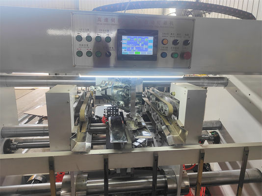 3200 KG Máquina de costura semiautomática de duas peças para fabricação de caixas onduladas