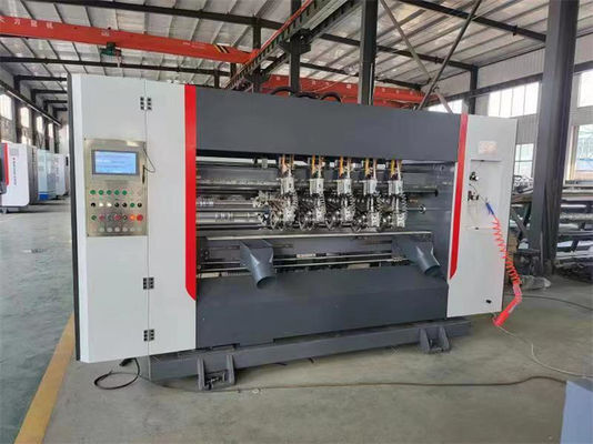 5500 KG Slitter Scorer Machine para Caixa de Cartão de Papel Fazer 5900x2100x2300mm dentro OEM
