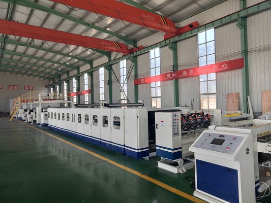 4500 KG Linha de produção de cartão ondulado de alta velocidade de 3 camadas para embalagens eficazes