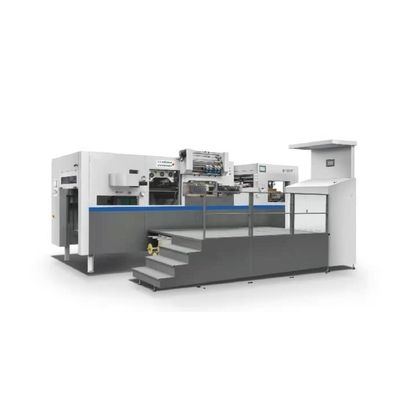 Máquina de corte de borracha de tipo plano para corte de cartão de cartão corrugado
