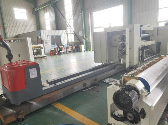 Máquina automática de produção de cartão ondulado com faixa de temperatura de 160-180 °C