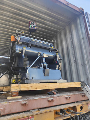 Semi-automática 380V manual de estoque de papel de chapa de corte e gravura para o seu