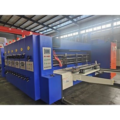 150-200 Pcs/min Velocidade Cartão corrugado Corte a moagem Flexo máquina de impressão 1000 kg peso