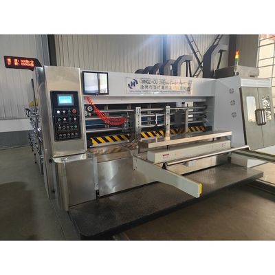 150-200 Pcs/min Velocidade Cartão corrugado Corte a moagem Flexo máquina de impressão 1000 kg peso