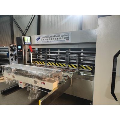 150-200 Pcs/min Velocidade Cartão corrugado Corte a moagem Flexo máquina de impressão 1000 kg peso