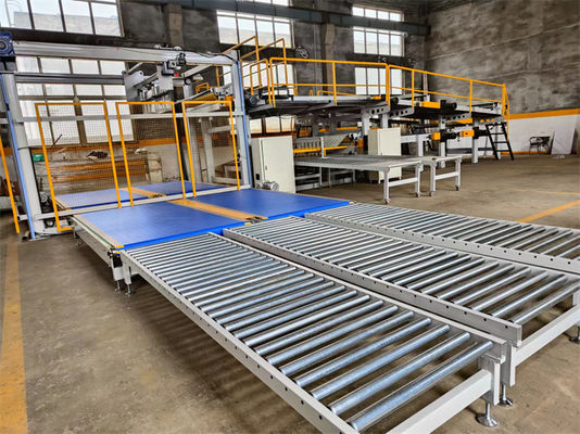 Fácil de operar 7 camadas de cartão ondulado linha de fabricação para a produção de caixas de papelão