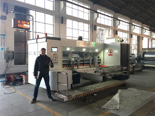 Máquina de Impressão Flexo de Folhas de Cartão Corrugado com Excelente Desempenho de Custo
