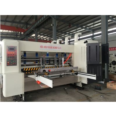 Máquina de corte por esgotamento de cartão ondulado com impressão flexo de 6 cores