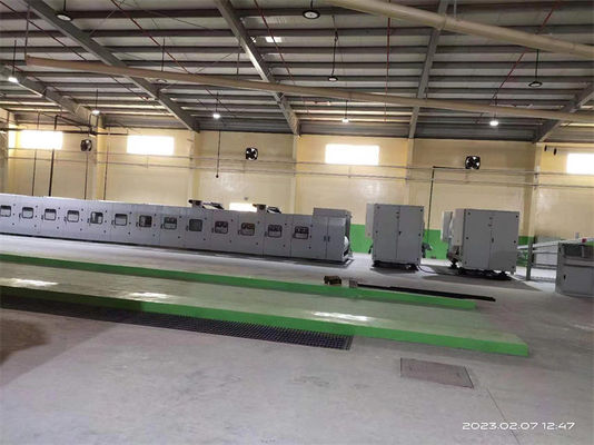 Fábrica de Fabricação 12.5KW Servo Motor Principal de Acionamento Linha de Produção de Cartão Corrugado