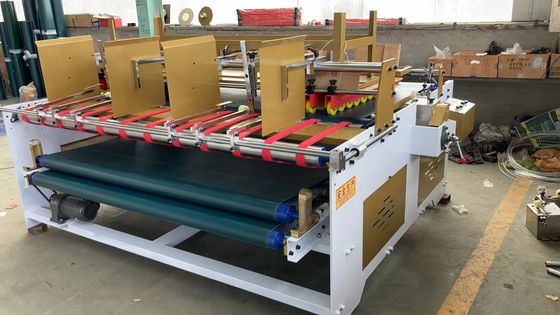 Máquina de colagem elétrica de pasta de caixa de cartão para caixas onduladas