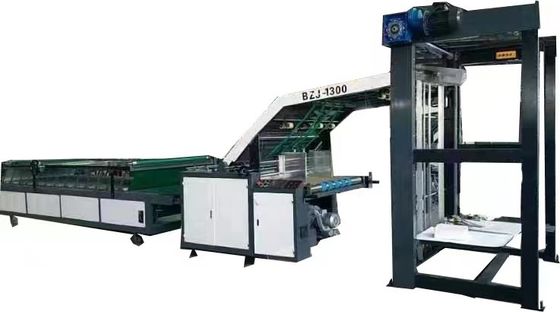 Máquina de laminação industrial semiautomática de papel corrugado