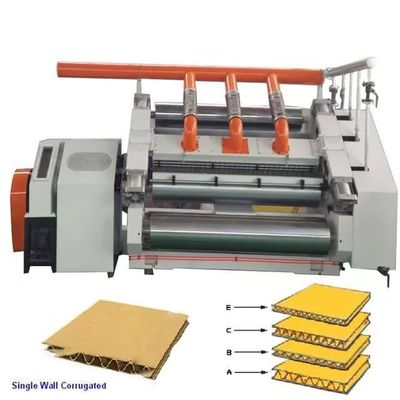 3000x1600x2000mm Máquina de fabricação de cartão corrugado de flauta