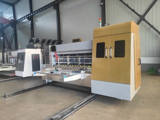 Máquina de impressão de folhas de cartão ondulado flexótica com alta velocidade de 150-200 pcs/min