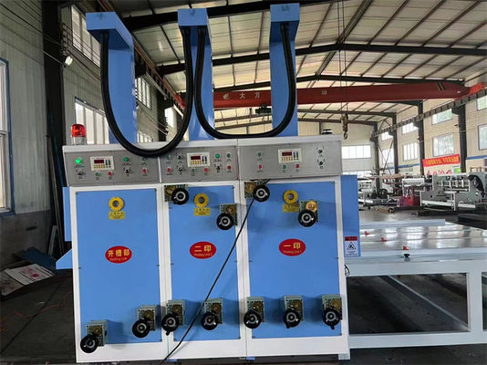 Máquinas de impressão flexos semiautomáticas de alimentação por cadeia