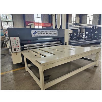 350 Máquina de fabricação de caixas onduladas semiautomática com alimentação por cadeia
