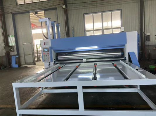 Alimentação por cadeia 2 Máquina de colocação de impressão a cores para produção de cartão corrugado