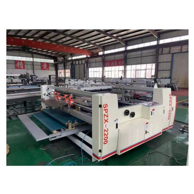 2800 KG Máquina de colagem de pasta de duas peças semiautomática de alta velocidade para caixa ondulada