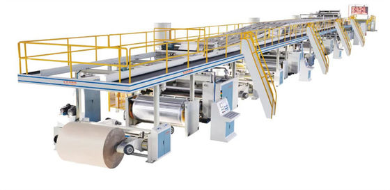 Máquina de fabricação de caixas de cartão onduladas de alta velocidade 3 pliss Automática Linha de produção de papelão