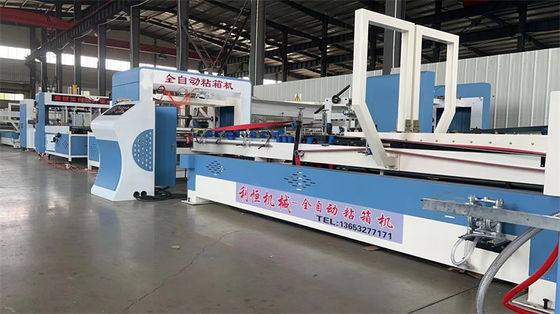 Distância direta entre as unhas de 30-150 mm Gluer automático de pasta para caixas de cartão onduladas