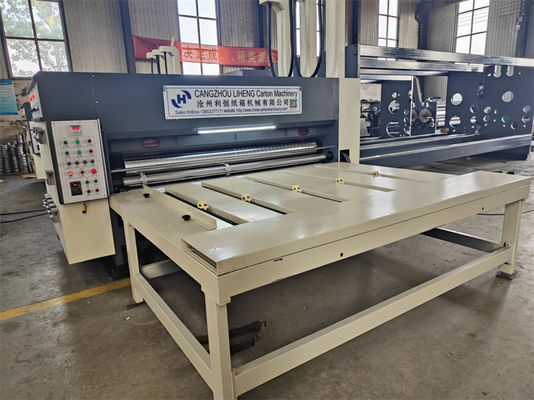 Alimentação avançada de cadeia 2 Cor corrugado de placas Flexo Impressão máquina rotativa Slotting