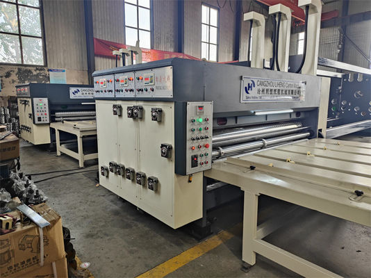 5000 KG Automática Cadeia de Alimentação Cartão corrugado Impressão Slotting Die-cortando máquina