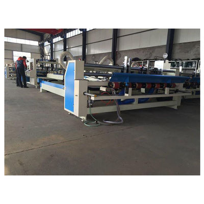 Máquina de colagem de pasta de caixa de papelão padrão para quatro caixas de cartão de seis cantos