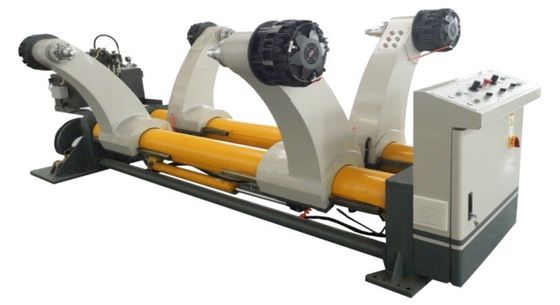 Máquina de fabricação de cartões de rolos de moinho ondulado de facetas únicas