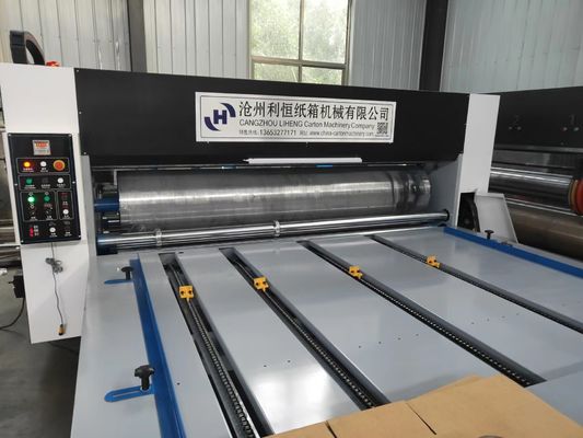 Estabilidade na cadeia de alimentação 2 Cor corrugado de placas Flexo Impressão máquina rotativa Slotting