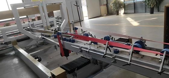 Máquina de colagem automaticamente dobrável de alta configuração de 380 V para caixas de cartão onduladas