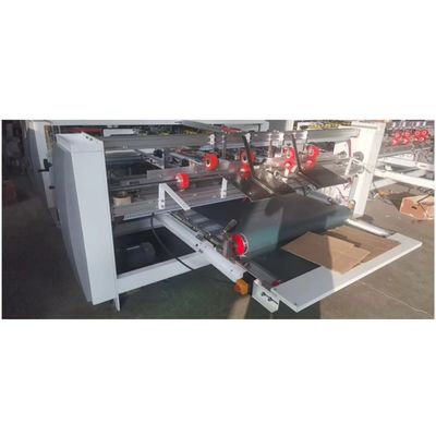 Máquina de colagem de pasta de duas peças semiautomática de alta velocidade para lojas de colagem de cartão