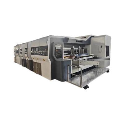 Impressora automática de cartão corrugado de alta velocidade PLC para caixas de cartão de pizza 5000 kg