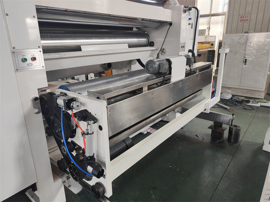 Máquina corrugada de facetas únicas com controlo de temperatura para linha de produção de cartão
