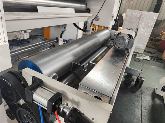 Máquina corrugada de facetas únicas com controlo de temperatura para linha de produção de cartão