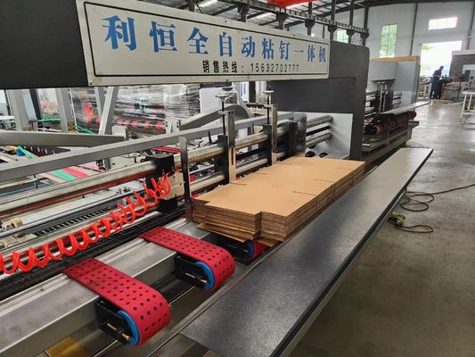 Máquina de colagem automática de caixa de cartão corrugado dobrável para os requisitos do cliente
