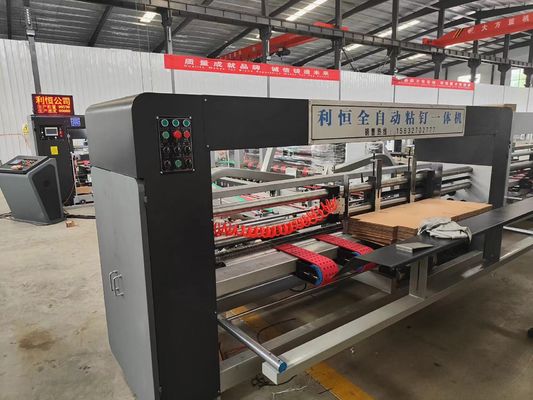 Máquina de colagem automática de caixa de cartão corrugado dobrável para os requisitos do cliente
