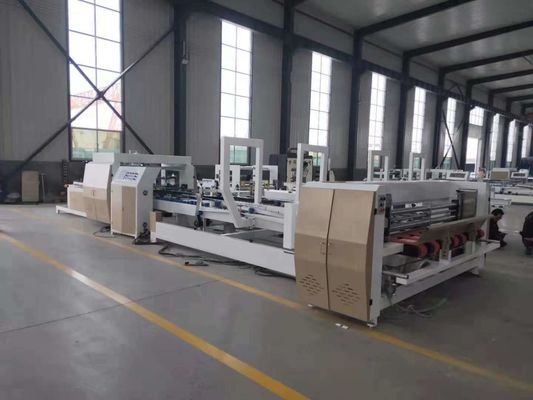 Máquina de moldagem de papel de tensão 380V para dobrar caixas de cartão onduladas tudo em uma máquina
