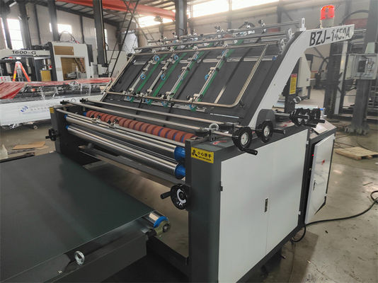 Máquina de laminação de flauta de cartão ondulado semiautomático de alta produtividade 13,5m x 2m x 2,9m