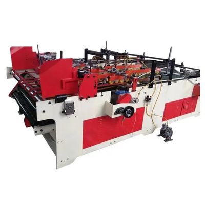 Máquina semi-automática de colagem de pastas para a formação de papel e produção de caixas de cartão