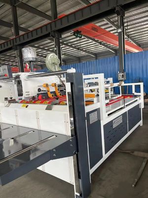 Min Dimensões do cartão desdobrável 600*300mm Semi-automático duas peças Folder Gluer